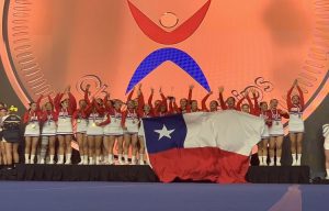 Cheerleader Team Chile oro